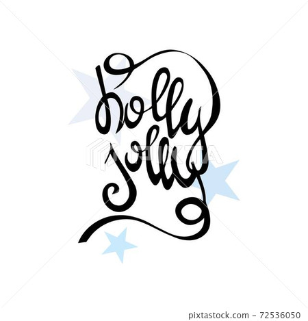 Merry Christmas Lettering Design  72536050