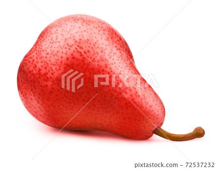 Fresh red pear isolated on white Fresh red pear isolated on white 72537232
