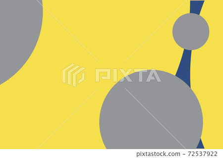 Three color background of trendy colors 2021 and 2020. Yellow, grey and classic blue. 72537922