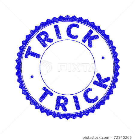 Grunge TRICK Textured Round Rosette Watermark Grunge TRICK Textured Round Rosette Watermark 72540265