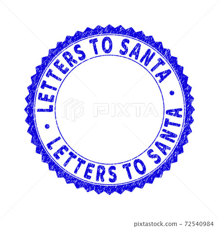 Grunge LETTERS TO SANTA Textured Round Rosette Watermark Grunge LETTERS TO SANTA Textured Round Rosette Watermark 72540984