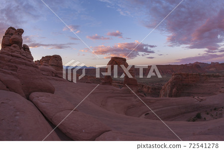 Sunrise hike to Delecate Arch in Arches National Park 72541278
