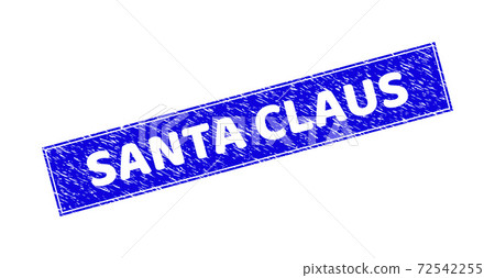 Grunge SANTA CLAUS Textured Rectangle Stamp Seal Grunge SANTA CLAUS Textured Rectangle Stamp Seal 72542255