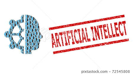 Intellect Recursive Mosaic of Intellect Icons and Grunge Artificial Intellect Seal Intellect Recursive Mosaic of Intellect Icons and Grunge Artificial Intellect Seal 72545808