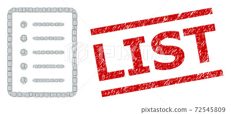 List Page Recursive Composition of List Page Icons and Distress List Seal Stamp List Page Recursive Composition of List Page Icons and Distress List Seal Stamp 72545809
