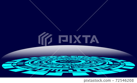 Abstract technology Hi tech communication concept futuristic digital innovation background. 72546208