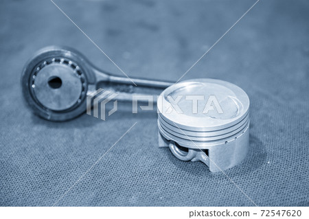 The part of piston and cylinder head of motorcycle engine. The part of piston and cylinder head of motorcycle engine. 72547620