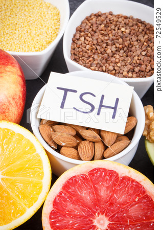 Best nutritious food for healthy thyroid. Natural eating as source vitamins Best nutritious food for healthy thyroid. Natural eating as source vitamins 72549529