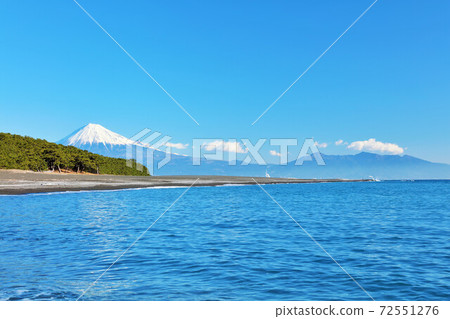 Shizuoka Prefecture Miho no Matsubara Mt. Fuji and the sea Shizuoka Prefecture Miho no Matsubara Mt. Fuji and the sea 72551276