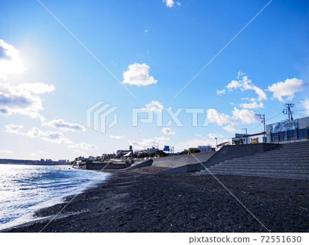 Tokyo Bay Black Ships Discovery Site Winter in Nobi Coast, Yokosuka City, Kanagawa Prefecture 72551630