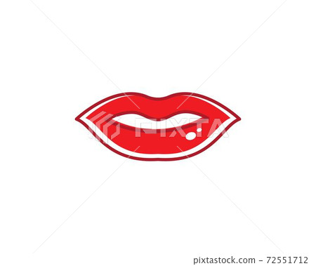 lips icon vector 72551712