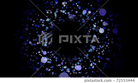 CG party sphere that spreads in a circle 72553444