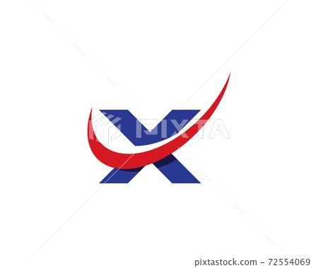 X Letter Logo Template 72554069