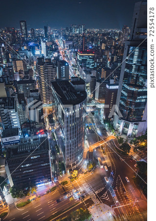 Night view from Osaka Station 3 Building 72554178