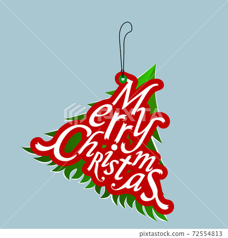 Christmas Sale Tags and Clearance Tags. Festive christmas design. Vector illustration. 72554813