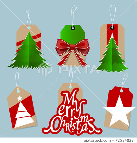 Christmas Sale Tags and Clearance Tags. Festive christmas design. Vector illustration. Christmas Sale Tags and Clearance Tags. Festive christmas design. Vector illustration. 72554822