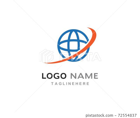 globe ilustration logo vector globe ilustration logo vector 72554837