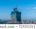 Building construction site from Bunkyo Civic Hall Observatory 72555251