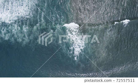 Beautiful scenic aerial landscape of ocean waves Beautiful scenic aerial landscape of ocean waves 72557511