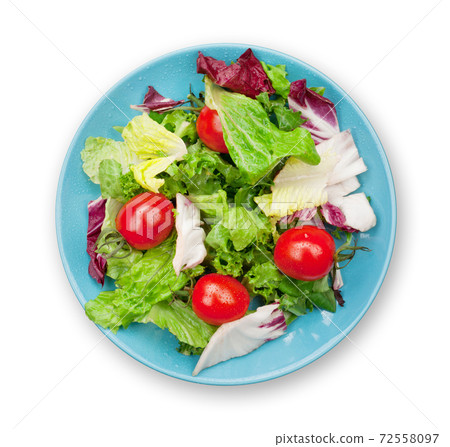 Fresh healthy salad with tomatoes Fresh healthy salad with tomatoes 72558097
