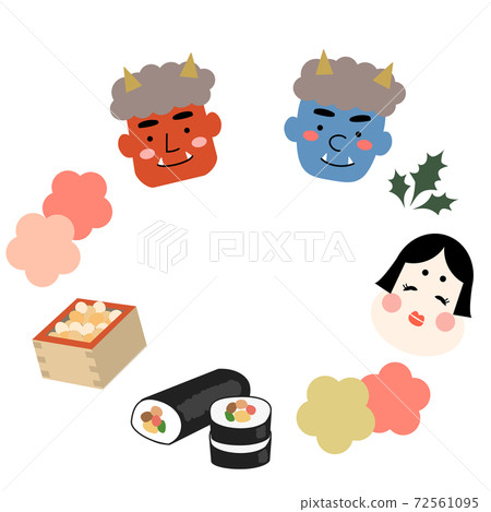 Setsubun豆播種裝飾套 72561095