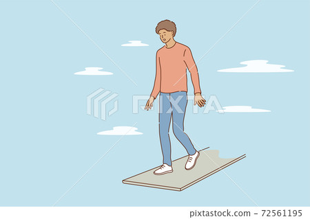 Danger, mental stress, borderline state concept Danger, mental stress, borderline state concept 72561195