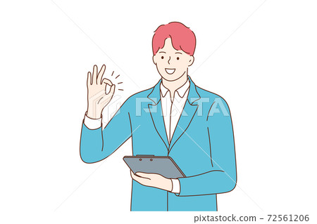 Success, business, approval, work, goal achievement 72561206