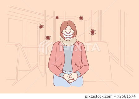 Biohazard, danger, infection, coronavirus, protection concept. 72561574