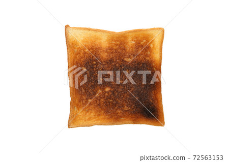 Fresh tasty toast isolated on white background 72563153