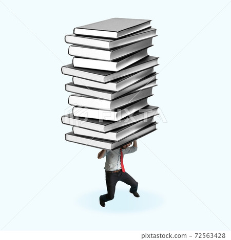 Modern design. Contemporary art. Creative conceptual and colorful collage. Office worker life concept. Modern design. Contemporary art. Creative conceptual and colorful collage. Office worker life concept. 72563428