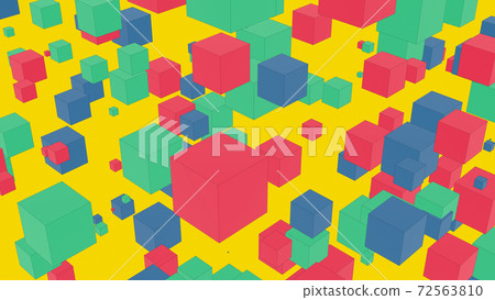 Pop square particles [with another version] - Stock Illustration ...