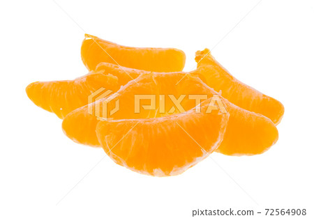 tangerine slices isolated tangerine slices isolated 72564908