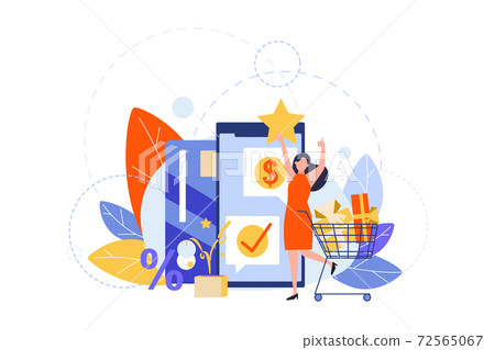 Online shopping, sale, payment, checkout concept Online shopping, sale, payment, checkout concept 72565067