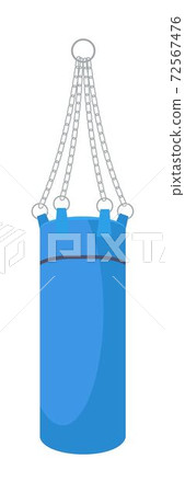 Vector punching bag isolated on white background Vector punching bag isolated on white background 72567476