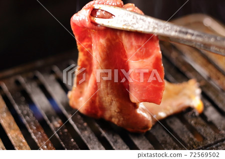 Domestic Japanese Black Beef Ichibo Slice Yakiniku 72569502