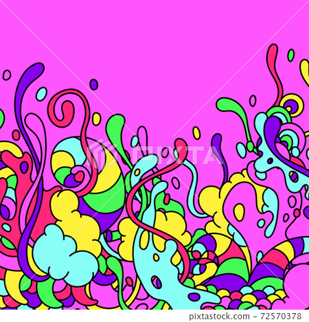 Background with slime and tentacles. 72570378