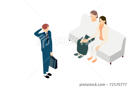 Isometric, LGBT, one of the sexual diversity, parenting of lesbian couples Isometric, LGBT, one of the sexual diversity, parenting of lesbian couples 72570777