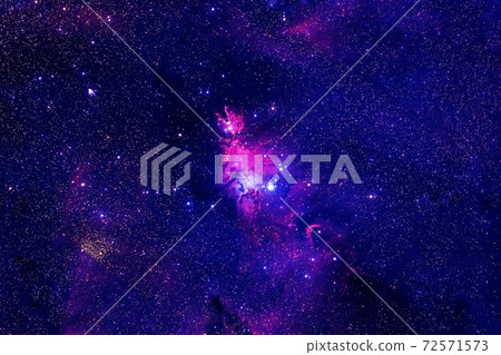 Colored beautiful galaxy. Elements of this image furnished by NASA 72571573
