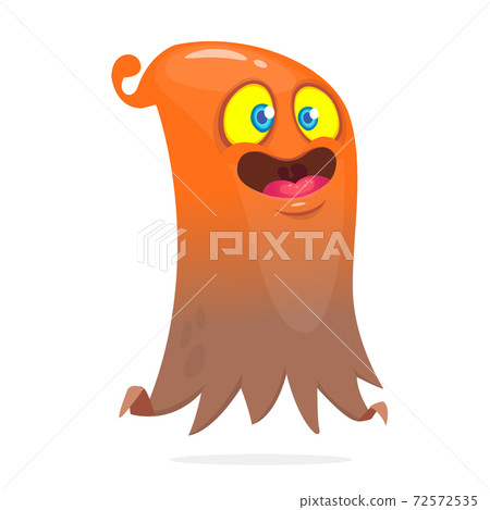 Cute cartoon flying monster. Vector illustration Cute cartoon flying monster. Vector illustration 72572535