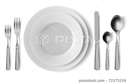 table serving dishes