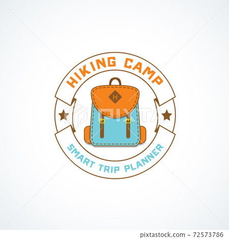 Camping and outdoor adventure vintage logos, emblems,badges. Travel logo emblems. Vector Logo concept 72573786