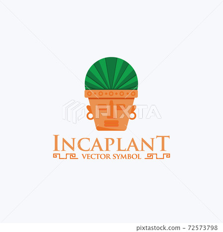 Incas logo template. Tree services illustration for your company. Maya Vector element for your design, identity, corporation, shop.  72573798