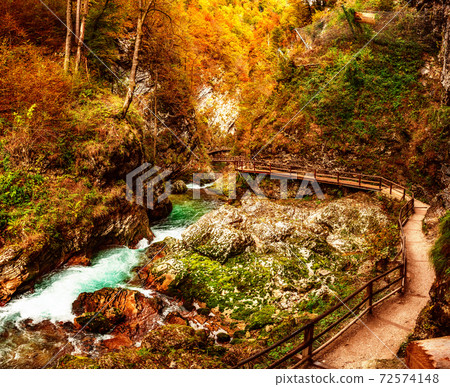 Vintgar gorge, Slovenia 72574148