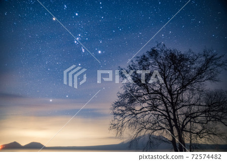 Lake Shikotsu, a landscape with Orion Lake Shikotsu, a landscape with Orion 72574482