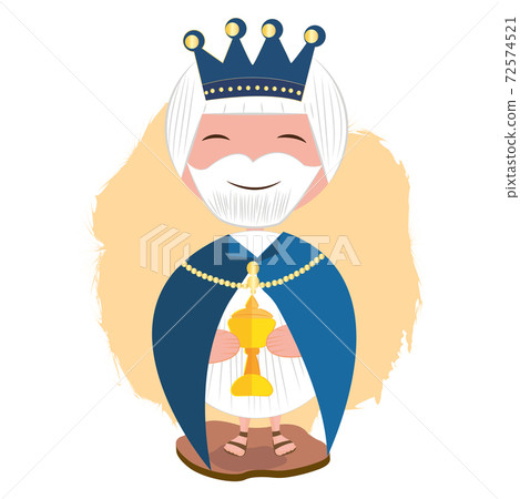 Cartoon of a magi king Cartoon of a magi king 72574521