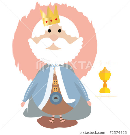 Cartoon of a magi king Cartoon of a magi king 72574523