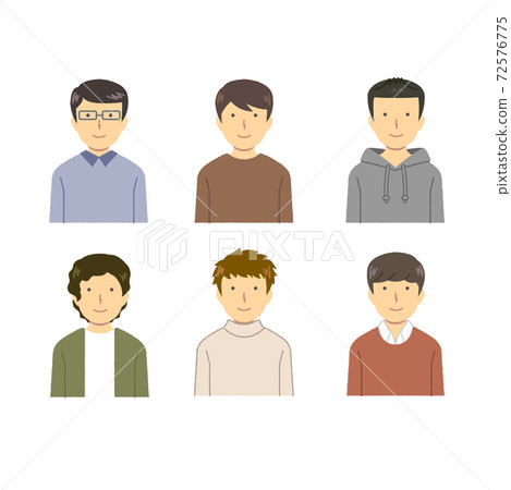 Person illustration material set Person illustration material set 72576775