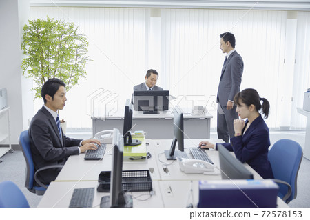 Business office scene 72578153