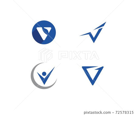V Letter Logo Template V Letter Logo Template 72578315