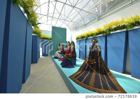 臺中世界花卉博覽會,原住民工藝,工藝,擺設,室內,原住民服裝 72578639